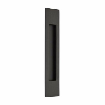 PATIOPLUS 10 in. Modern Rectangular Flush Pull, Flat Black PA2667428